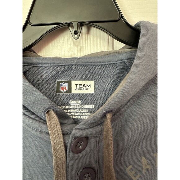 Size M Seattle Seahawks NFL Team Apparel Hoodie Pullover Sweatshirt Mens NEW - Picture 3 of 3